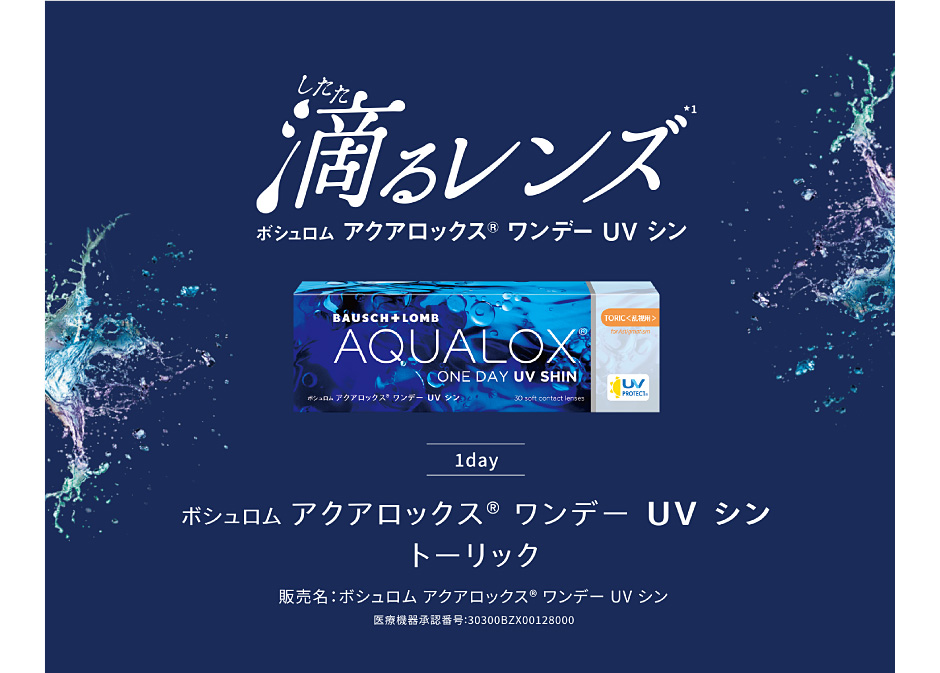 滴るレンズ